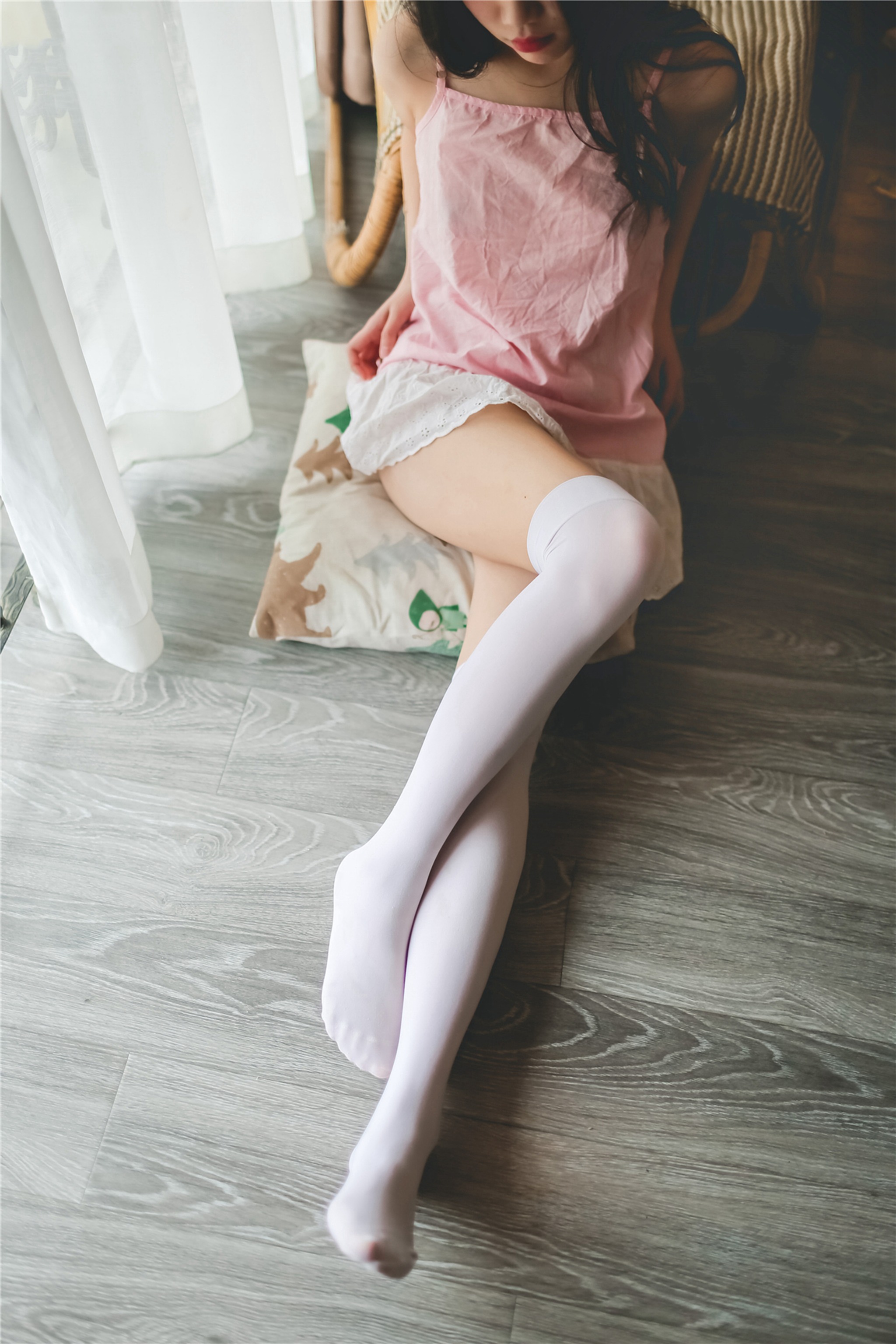 图片[1]-风之领域 – NO.109 女神的白丝长腿 [35P]-XikXak